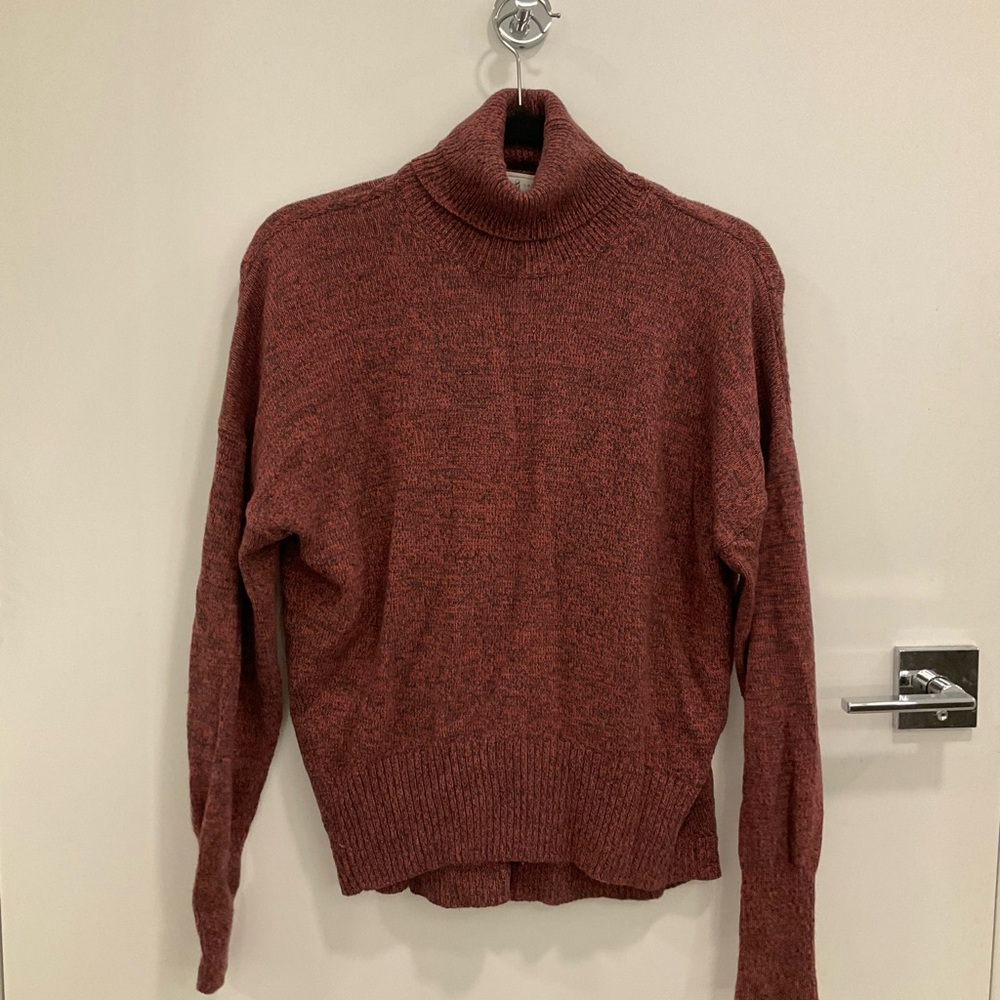 Lou & Grey Brown Cowl Neck Sweater